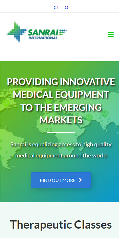 Introducing Sanrai. A b2b eCommerce site equalising access to high-quality medical equipment around the world Checkout with ApplePay in Magento