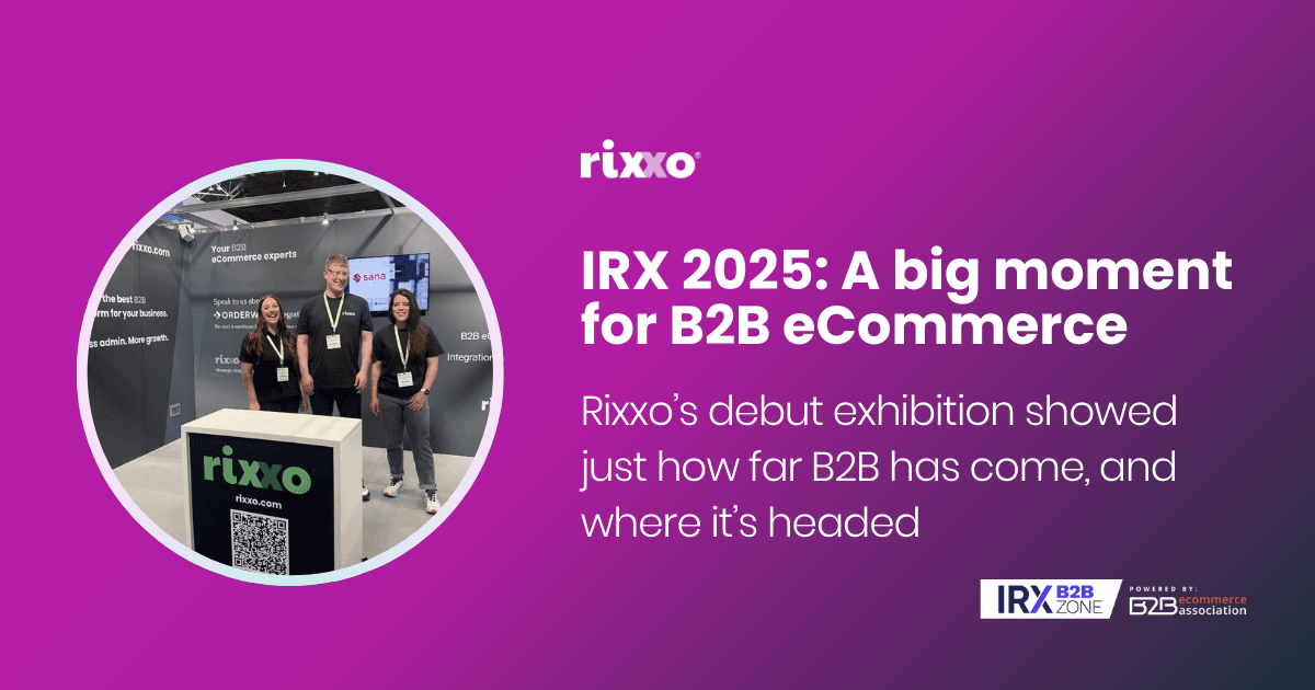 IRX B2B eCommerce stand