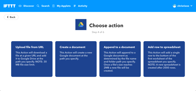 IFTT Chatfuel & Google Sheets Integration3-7 IFTT Chatfuel & Google Sheets Integration3-7
