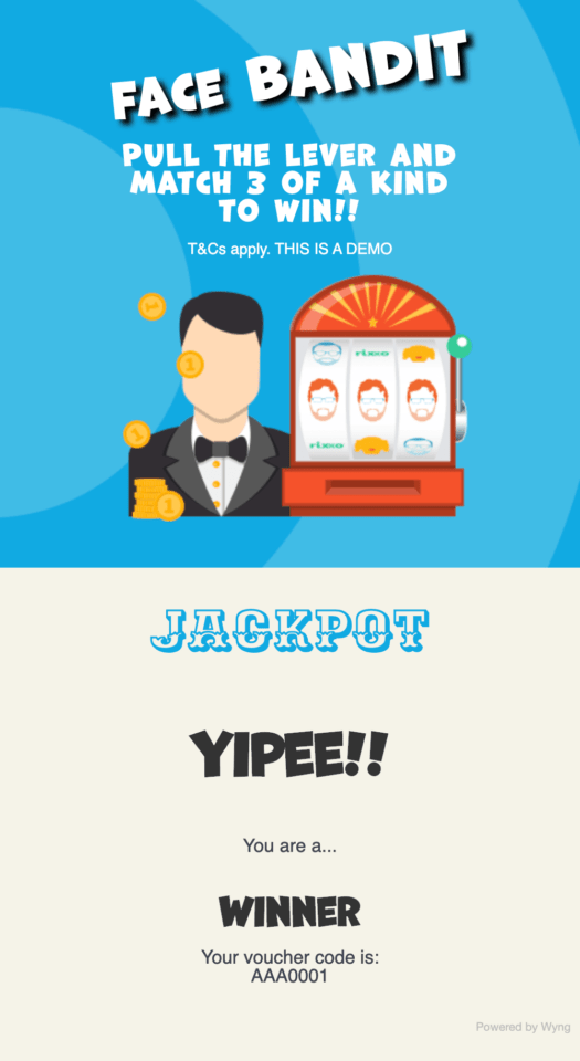 Fruit Machine - A one armed bandit style competition Fruit Machine - A one armed bandit style competition